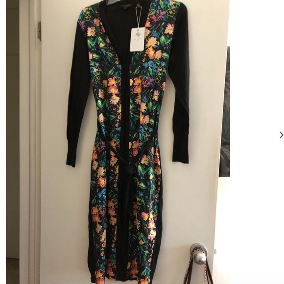 Tilja Longline Woven Front Cardigan - Picture 10 of 14
